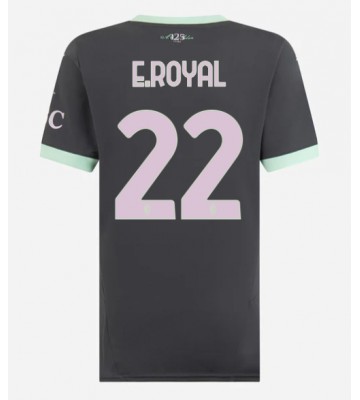 AC Milan Emerson Royal #22 Replika Tredjetrøje Dame 2024-25 Kortærmet